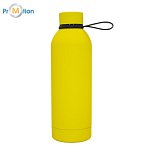 MENDOZA DUO termoska s rukojetí 500 ml, žlutá s tiskem loga