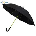 SANTANO automatic umbrella, green, windproof, with logo print