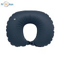 Travel fast inflatable pillow, blue, logo print 2