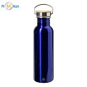 Nerezová EKO fľaša 750ml s potlačou loga, modrá