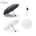99092 AARON. 21" folding advertising umbrella made of 190T, logo print
