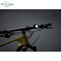 Set of rechargeable bicycle lights, logo print 3