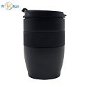 CAROL termohrnek 300 ml, černá s tiskem loga