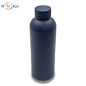 MENDOZA thermos 500 ml, blue with laser logo