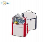 cooling shopping bag blue, red with logo print