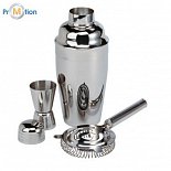 metal cocktail set with pore logo