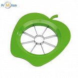 apple slicer, green with logo print