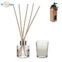 Vanilla diffuser and candle set with logo print