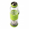 tea bottle with glass strainer, logo printing