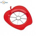 apple slicer_A, red, logo print