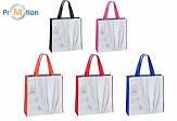 metallic advertising shopping bag with logo print