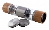 Bamboo salt and pepper grinder