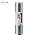 2-in-1 salt and pepper mill with logo print