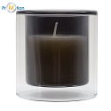 GLASEN scented candle in glass, black with logo print 2