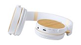 Bluetooth headset with bamboo