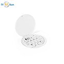 promotional super fast charging cable and adapter, white, logo print