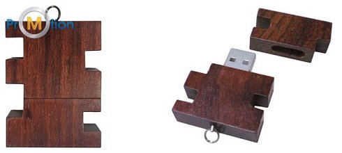 Drevený USB kľúč PUZZLE PDW11