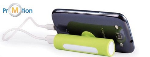 Power bank with suction cup with logo print