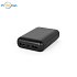 97198 LEAKEY 10. Power banka 10 000 mAh zo recyklovaného ABS (100 % rABS) Black