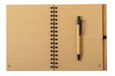 zápisník z bambusu s perom