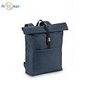 ATENAS. promotional laptop backpack blue, logo print