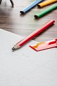 carpenter's pencil red, logo print