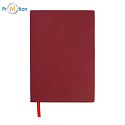 SOLENE notebook and pen gift set, burgundy, logo print 3