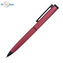 SOLENE notebook and pen gift set, burgundy, logo print 4