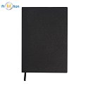 SOLENE notebook and pen gift set, black, logo print 4
