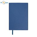 SOLENE notebook and pen gift set, blue, logo print 3