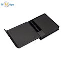 SOLENE notebook and pen gift set, black, logo print 2