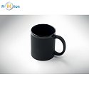 3-piece gift set in a box: mug, notepad and pen, logo print, black 4