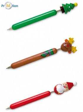 vianočné drevené pero