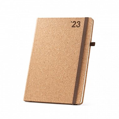 Pomar daily diary A5 cork with logo print