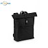ATENAS. promotional laptop backpack black, logo print