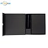 SOLENE notebook and pen gift set, black, logo print