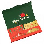 Christmas tea in a paper envelope with a printed logo