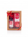 christmas gift set honey, mead and tea, red