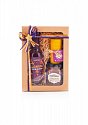 gift set mead, honey, candle plum flavor, purple
