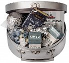 gift basket winter suitcase