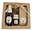 Christmas set blueberry with logo print