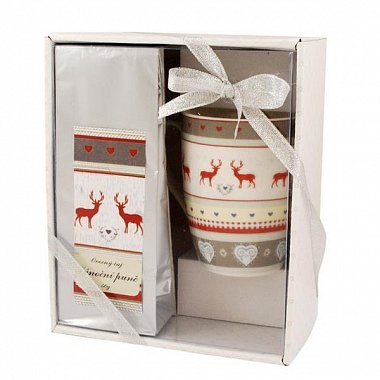 gift set with tea and mug