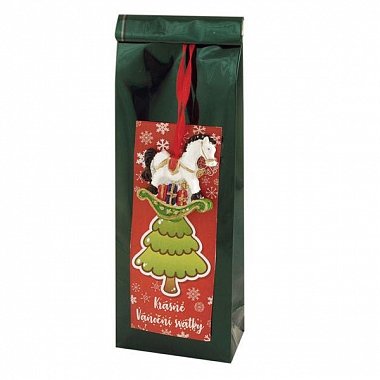 vánoční sypaný čaj s figurkou koníka