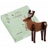 chocolate 3D reindeer with own logo