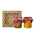 Gift set of two honeys with logo print