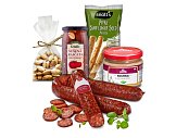 Sausage gift set with logo print