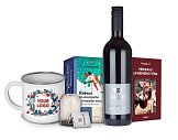 XL mulled wine gift set with logo print