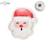 Santa Claus hand warmer, Christmas motif, logo print