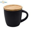 ASTON gift set, black, cup and notebook with logo print 3