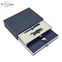 Gift set pen, pendant, notebook, blue color, laser logo 2